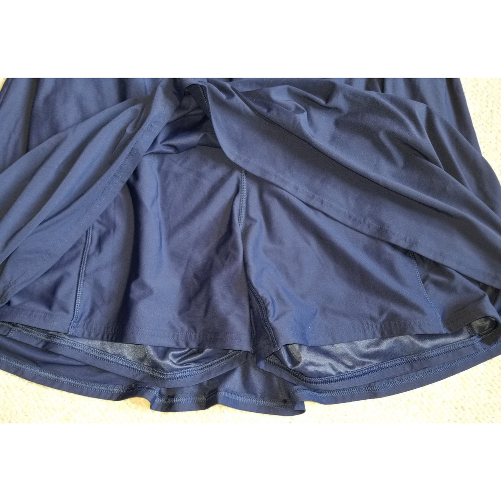 Womens Swim Dress-LANDS' END-'Deep Sea Navy' 'Tummy Control UPF 50'-16W - Picture 4 of 6